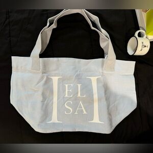 REVOLVE Helsa Tote Bag NEW Baby Blue